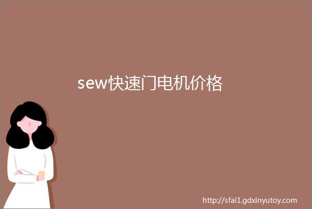 sew快速门电机价格