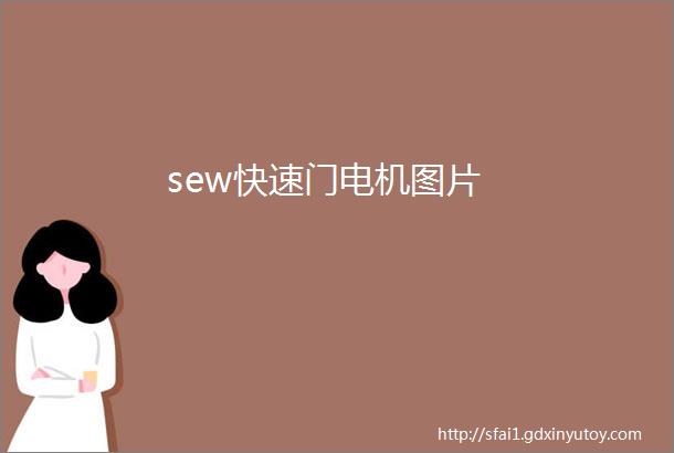 sew快速门电机图片