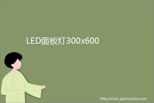 LED面板灯300x600