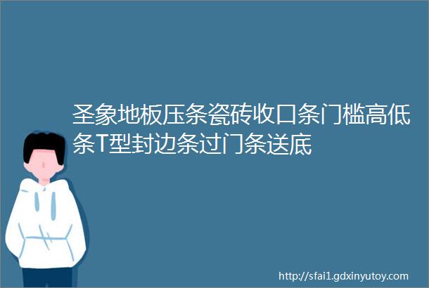 圣象地板压条瓷砖收口条门槛高低条T型封边条过门条送底