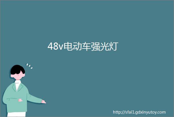 48v电动车强光灯